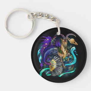Capricorn Zodiac Sign Keychain