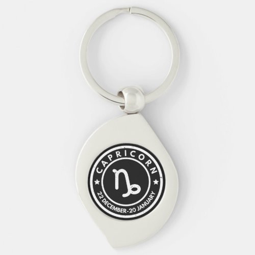 Capricorn Zodiac Sign  Keychain