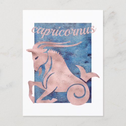 Capricorn Zodiac Sign Postcard