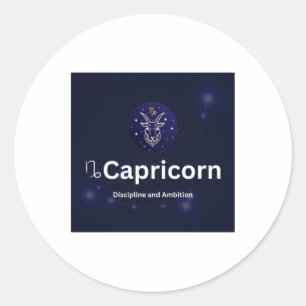 Capricorn Zodiac Sign Sticker