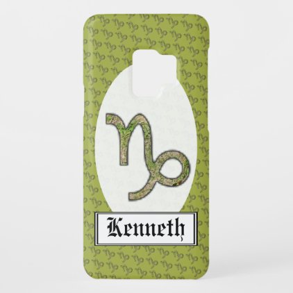 Capricorn Zodiac Symbol Element by K Yoncich Case-Mate Samsung Galaxy S9 Case