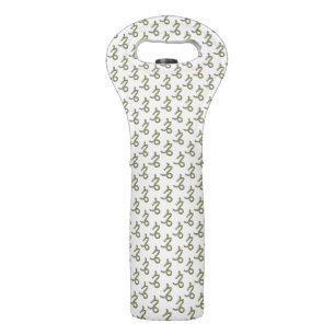 Capricorn Zodiac Symbol Element by K Yoncich Wine Bag