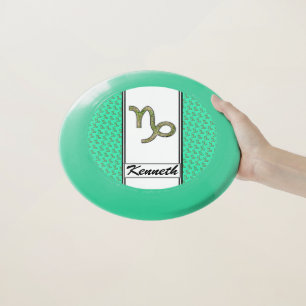 Capricorn Zodiac Symbol Element by KennethYoncich Wham-O Frisbee