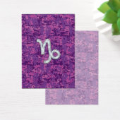Capricorn Zodiac Symbol on Fuchsia Digital Camo (Desk)