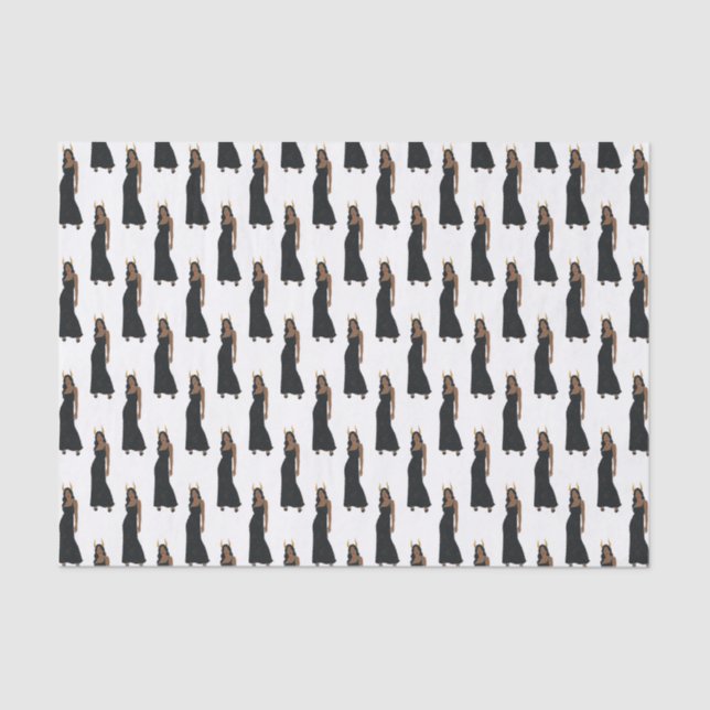 Capricorn Zodiac Tissue Paper (Front)