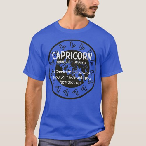 Capricorns Characteristics Astrology Zodiac Sign H T_Shirt