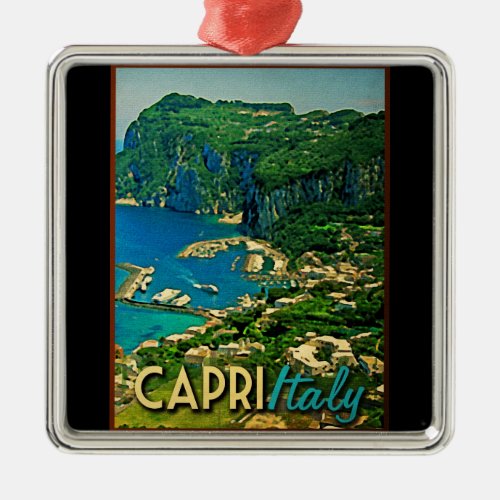 Capris Italy Vintage Travel Metal Ornament