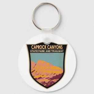 Caprock Canyons State Park and Trailway Texas Keychain