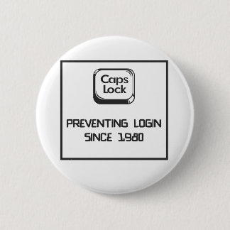 Caps lock - geek humor button