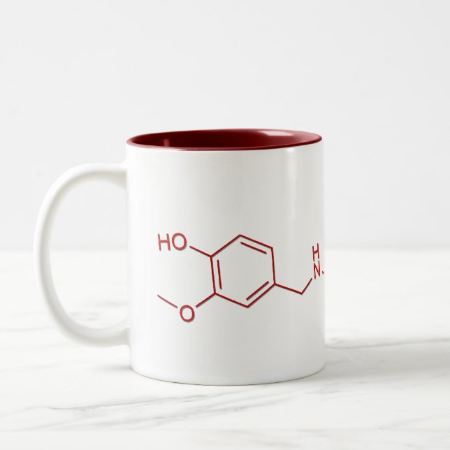 Capsaicin Men's Shirts Two-Tone Coffee Mug (Left)