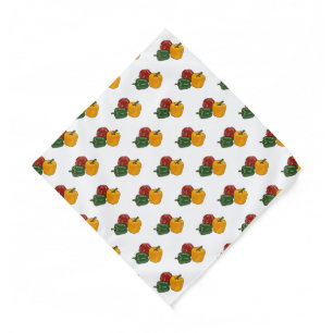 Capsicum cartoon illustration bandana