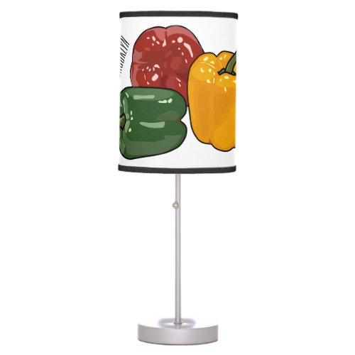 Capsicum cartoon illustration table lamp