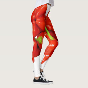 Capsicum Chinense Chili Leggings