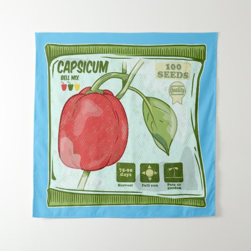 Capsicum Red bell pepper seeds Tapestry