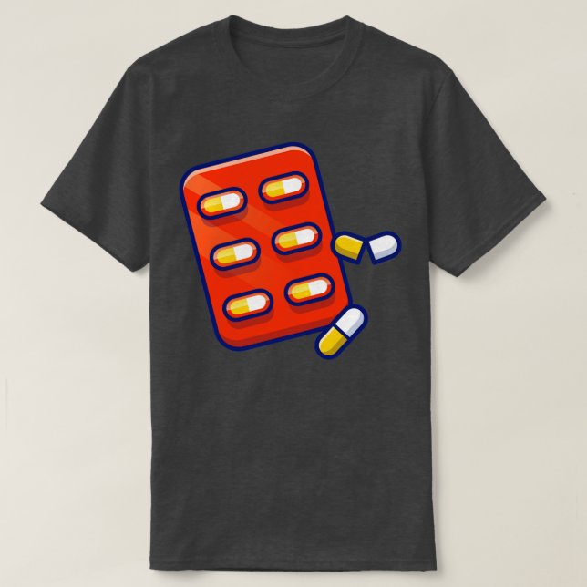 Capsule Pills Strip T-Shirt (Design Front)