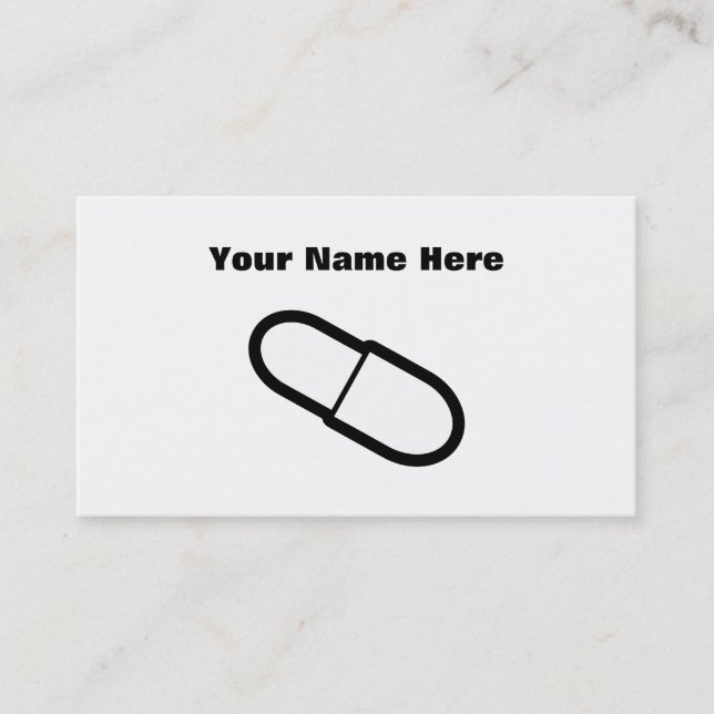 Capsule, Your Name Here Business Card (Front)