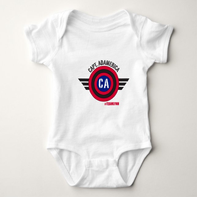 Capt Adamerica Infant Tee (Front)