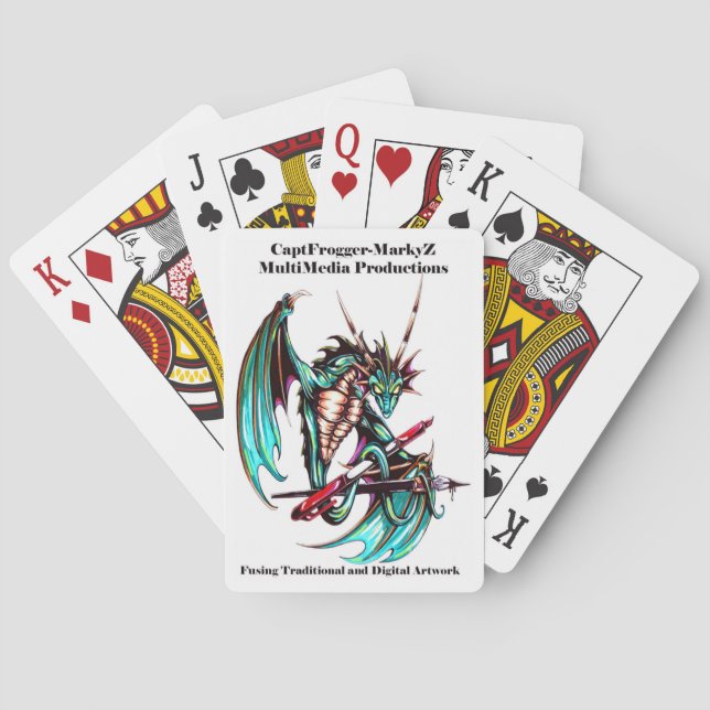 Capt Frogger-MarkyZMMP Logo Poker Cards (Back)