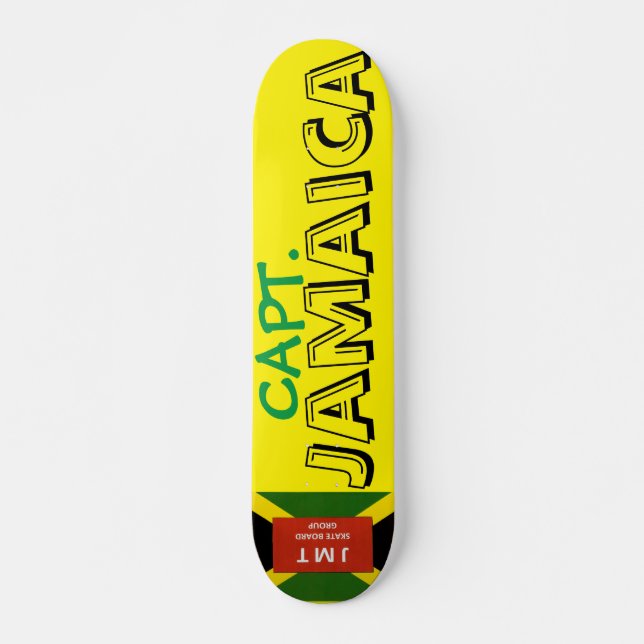 CAPT JAMAICA JMT Skateboard, 7¾" Deck (Front)