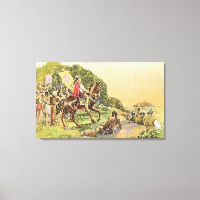 Capt. Portola's First View Canvas Print (Front)