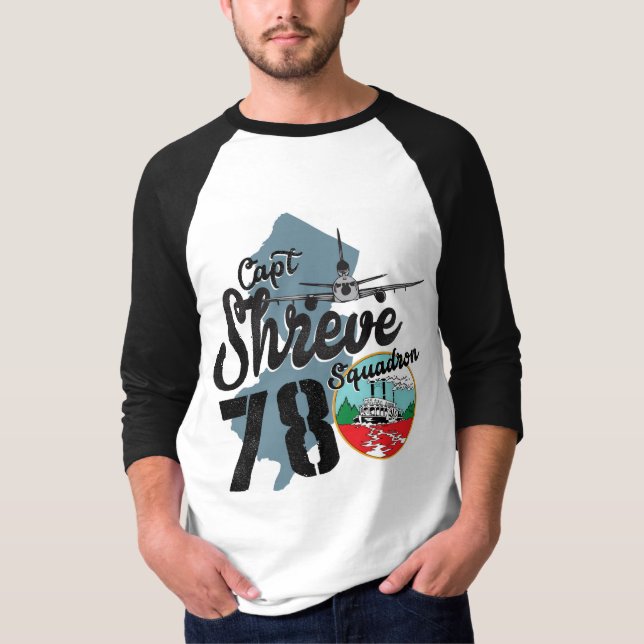 Capt Shreve Baseball Tee (Front)
