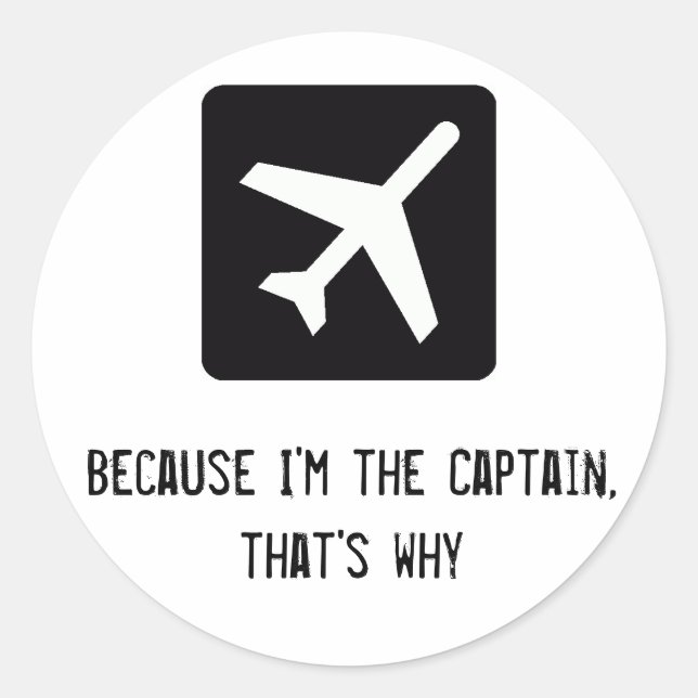 Capt. Sticker (Front)