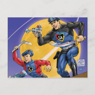 Captain Action Classic Postcard