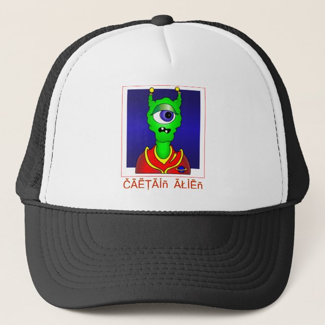 Captain ALIEN Trucker Hat (Front)