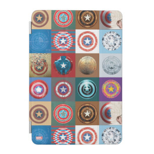 Captain America 75th Anniversary Shield Patchwork iPad Mini Cover