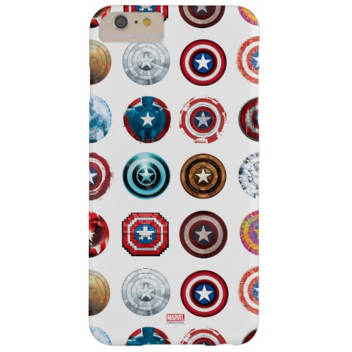 Captain America 75th Anniversary Shield Pattern Barely There iPhone 6 Plus Case