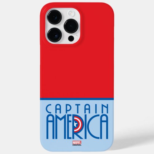 Captain America Art Deco Name Case_Mate iPhone 14 Pro Max Case