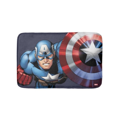 Captain America Assemble Bath Mat