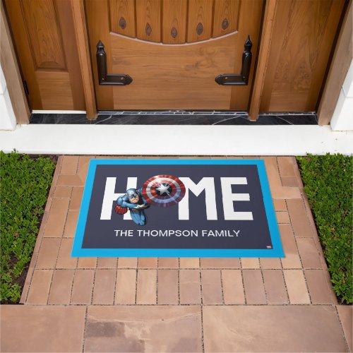 Captain America Assemble Doormat