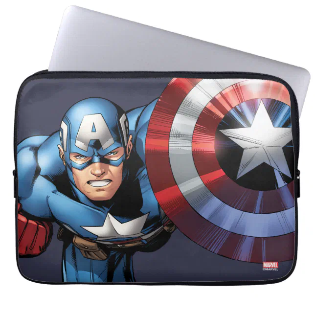 Captain America Assemble Laptop Sleeve Zazzle