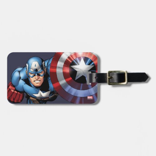 Captain America Assemble Luggage Tag