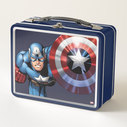 Captain America Assemble Metal Lunch Box