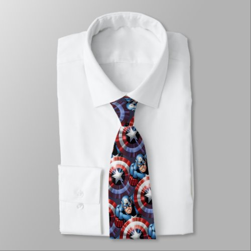 Captain America Assemble Tie