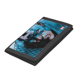 Captain America Avengers Comic Panel Trifold Wallet
