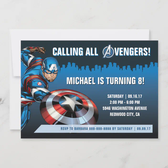 Personalised Avengers Age of Ultron Invitations Birthday Party Invites Personalised Avengers Age of Ultron Invitations Birthday Party Invites