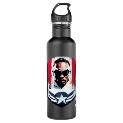 The Falcon and The Winter Soldier: ''Who Will Wield The Shield?'' Stainless  Steel Water Bottle – Customized