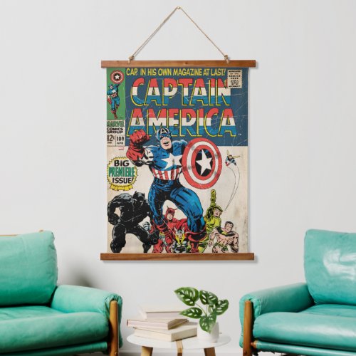 Captain America Comic 100 Hanging Tapestry