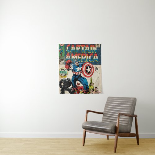 Captain America Comic 100 Tapestry