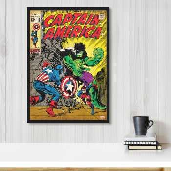 Captain America Comic #110 Canvas Print by marvelclassics at Zazzle