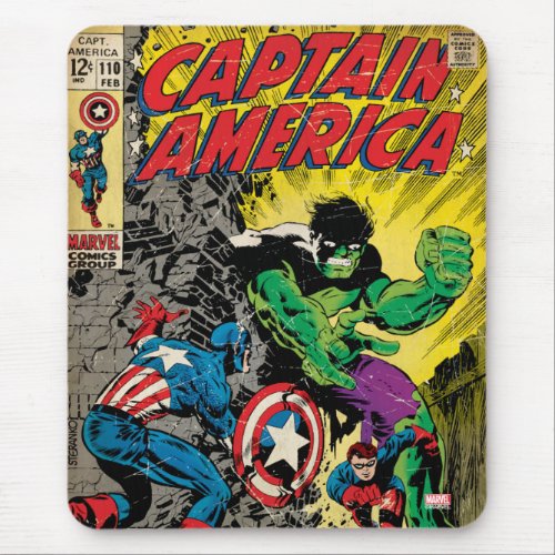 Captain America Comic 110 Mouse Pad