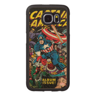 Captain America Comic #112 Carved Wood Samsung Galaxy S6 Case