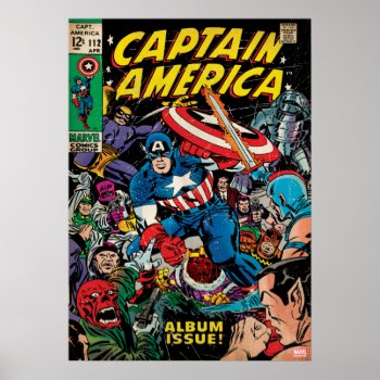 Captain America Comic #112 Poster by marvelclassics at Zazzle