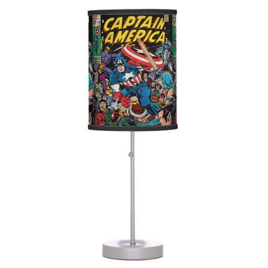 Captain America Comic #112 Table Lamp (Front)