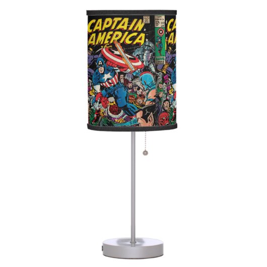 Captain America Comic #112 Table Lamp (Left)