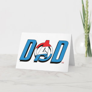 Captain America Dad Card