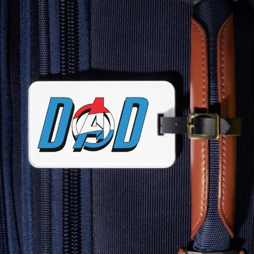 Captain America Dad Luggage Tag